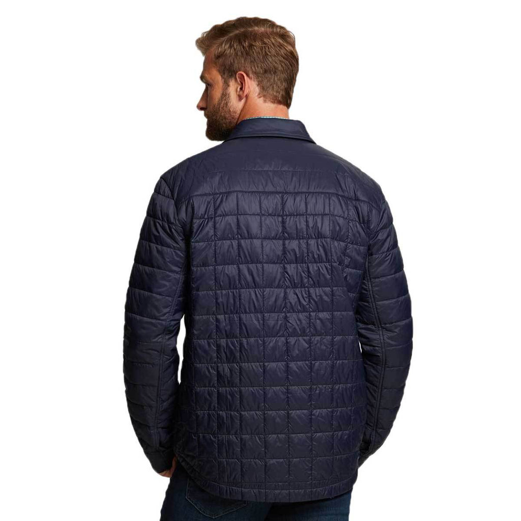 Cutter & Buck Men's Dark Navy Rainier Shirt Jacket