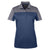 Core 365 Women's Classic Navy/Carbon Balance Colorblock Performance Pique Polo