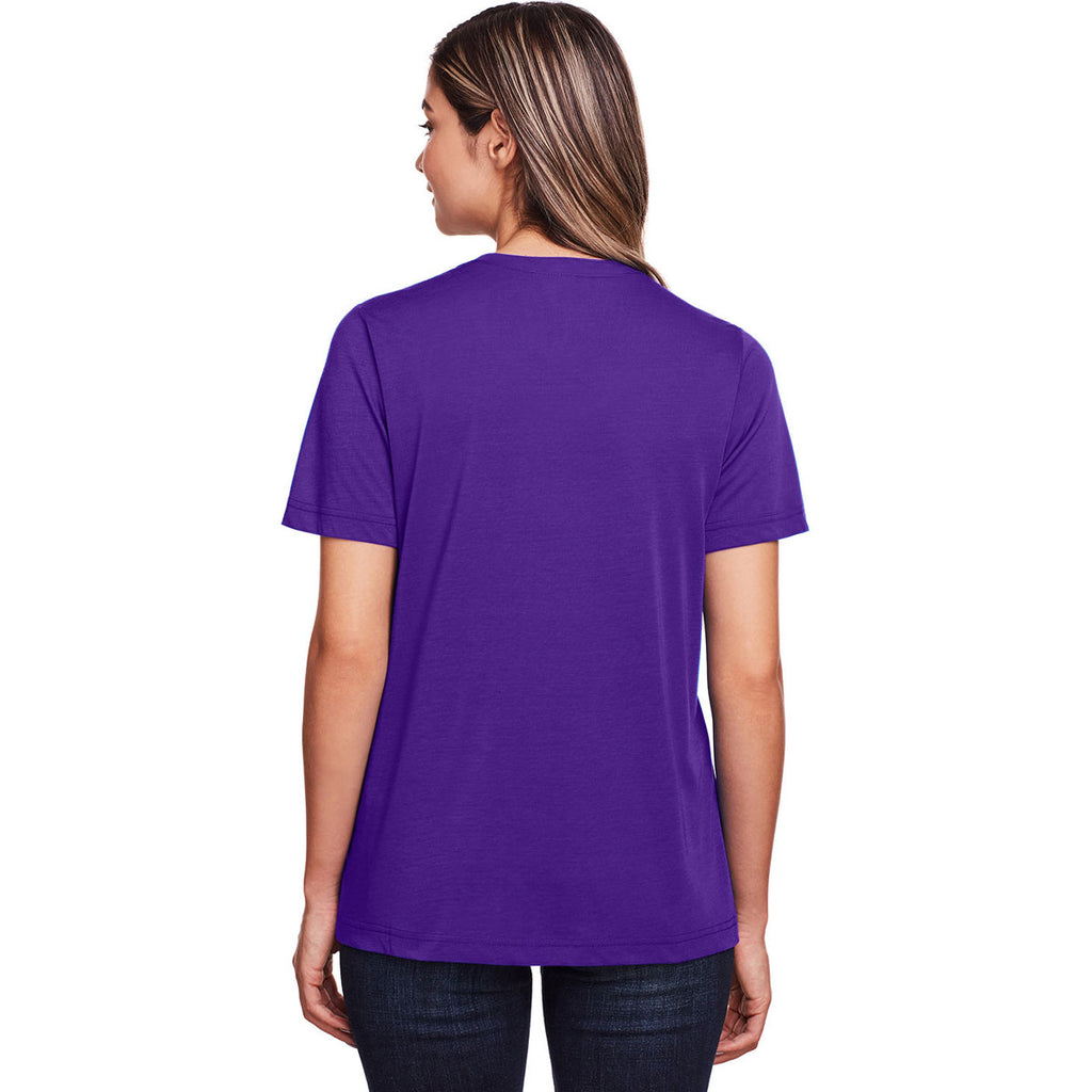 Core 365 Women's Campus Purple Fusion ChromaSoft Performance T-Shirt