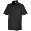 Core 365 Men's Black Fusion ChromaSoft Pique Polo