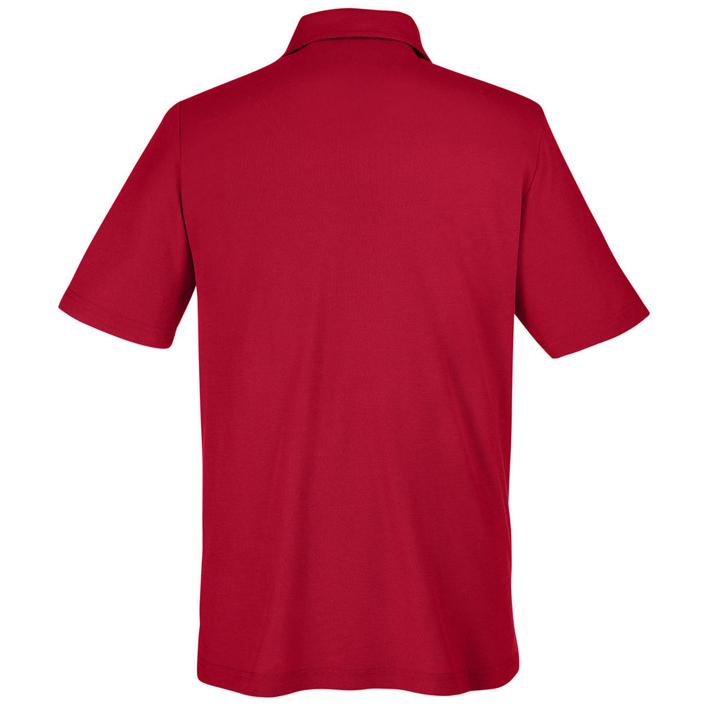 Core 365 Men's Classic Red Fusion ChromaSoft Pique Polo