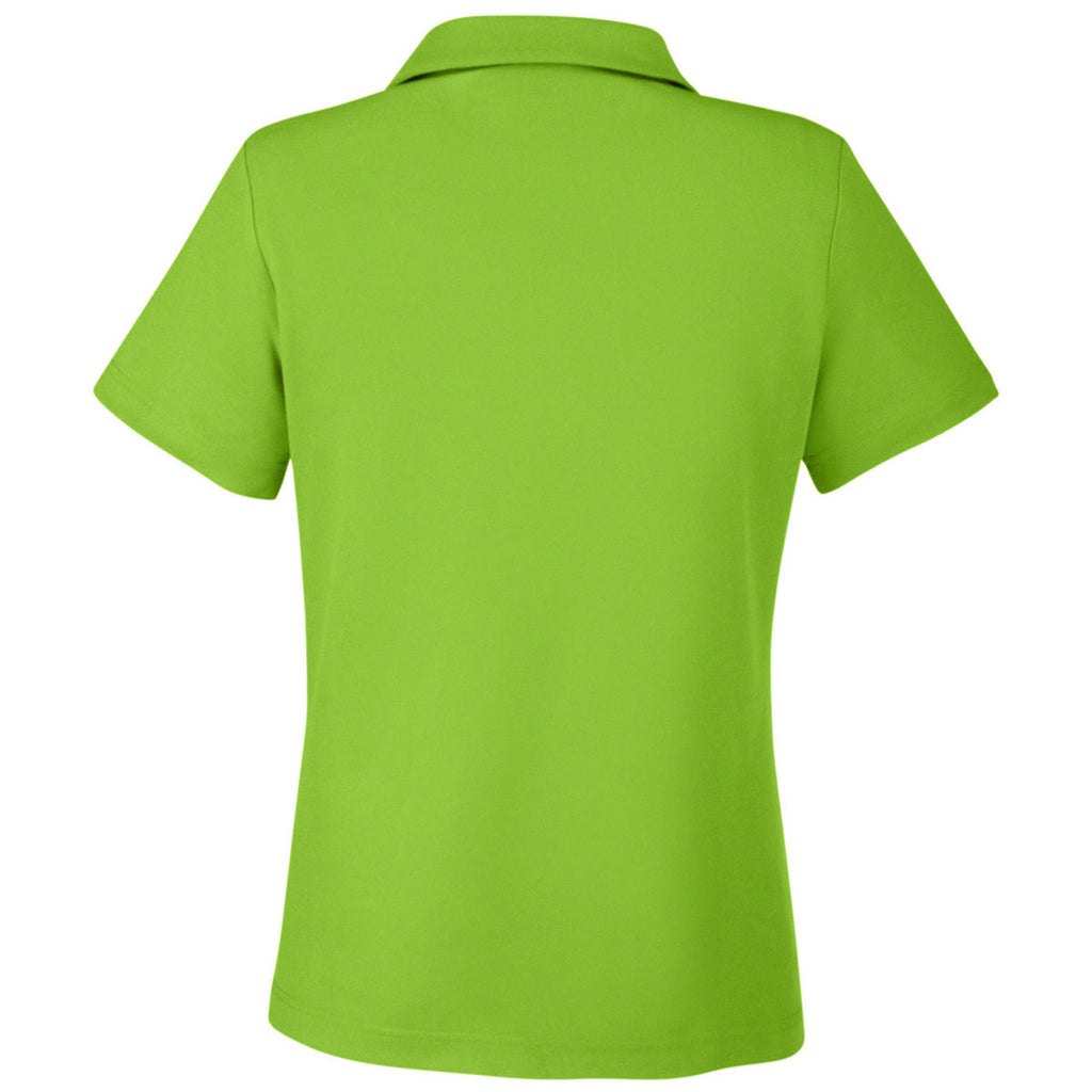 Core 365 Women's Acid Green Fusion ChromaSoft Pique Polo