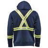 Stormtech Men's Navy Omega Reflective Zip Hoody