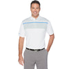 Callaway Men's Bright White Chest Print Polo