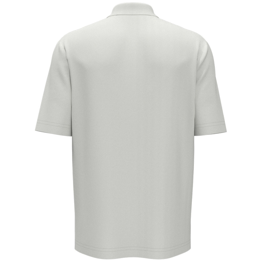 Callaway Men's Bright White Silver  Birdseye Polo