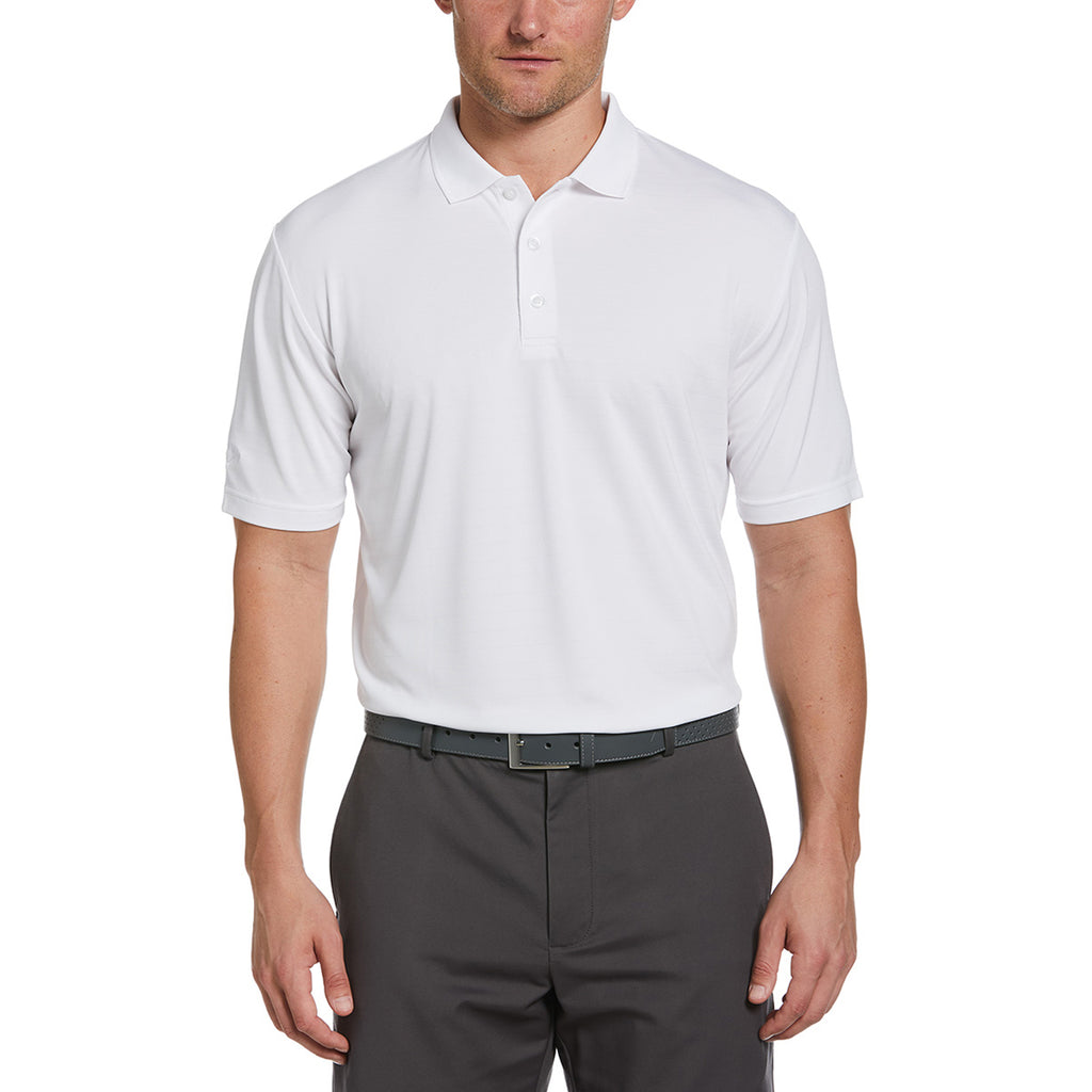 Callaway Men's White Eco Horizontal Textured Polo