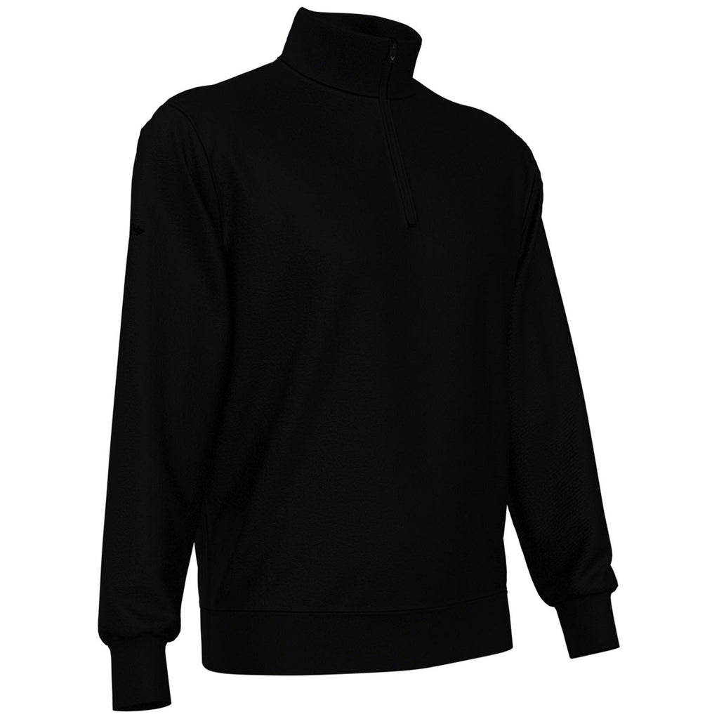 Callaway Men's Black Ink Long Sleeve 1/4 Zip Merino Sweater