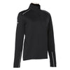 Callaway Women's Black Long Sleeve Quarter Zip Mock with Reflective Tape