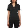 Callaway Women's Black Micro Texture Polo