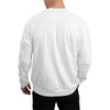 UNRL Unisex White Crossover Crewneck