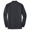 CornerStone Men's Charcoal Select Long Sleeve Snag-Proof Tactical Polo