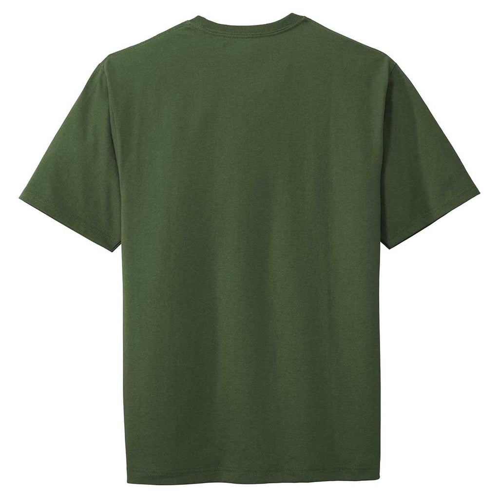 CornerStone Men's Dark Green Workwear Short Sleeve Pocket Tee