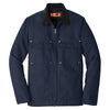 CornerStone Men's Navy Washed Duck Cloth Chore Coat