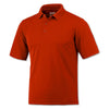 BAW Men's Orange Solid Cool Tek Polo