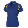 BAW Women's Royal/Gold Colorblock Polo