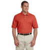 Devon & Jones Men's Rust Pima Pique Short-Sleeve Polo