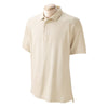 Devon & Jones Men's Stone Pima Pique Short-Sleeve Polo