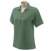 Devon & Jones Women's Dill Pima Pique Short-Sleeve Y-Collar Polo