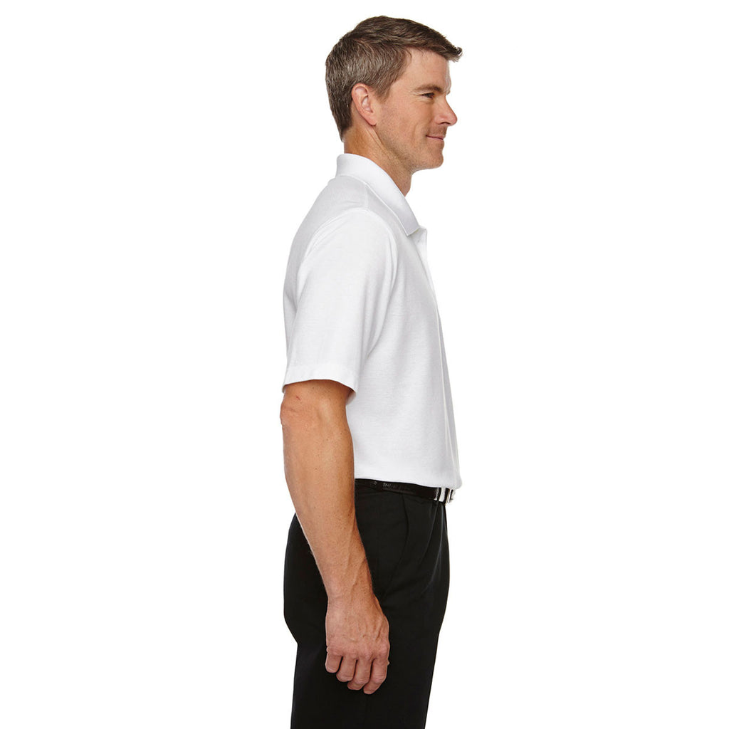 Devon & Jones Men's White Drytec 20 Performance Pocket Polo