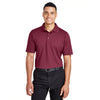 Devon & Jones Men's Burgundy CrownLux Performance Polo