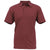 BAW Men's Maroon Solid Spandex Polo