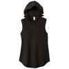 District Women's Black Perfect Tri Sleeveless Hoodie