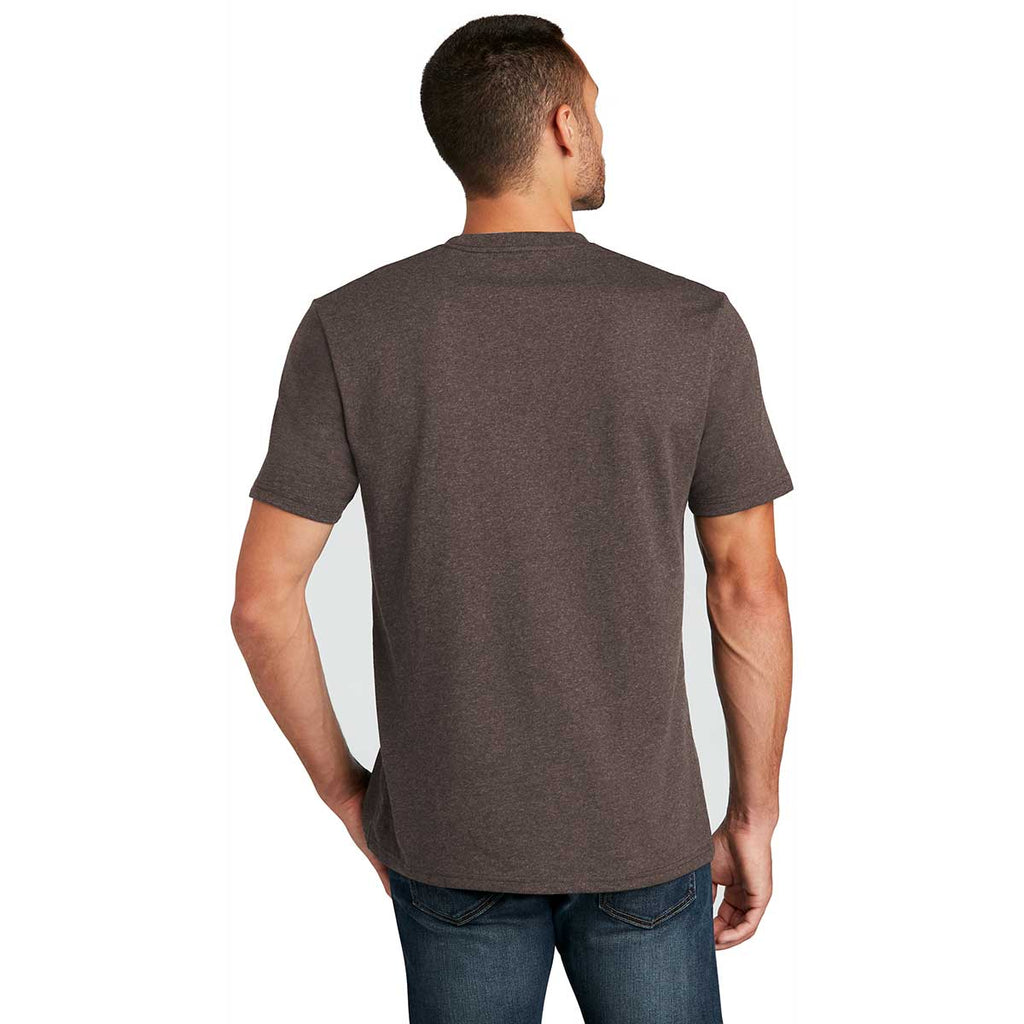 District Men's Deep Brown Heather Re-Tee