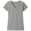 District Women's Light Heather Grey Re-Tee V-Neck