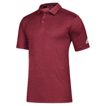 adidas Men's Collegiate Burgundy Melange/White Game Mode Polo