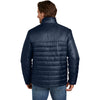 Eddie Bauer Men's River Blue Navy Quilted Jacket