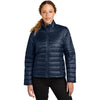 Eddie Bauer Women's River Blue Navy Quilted Jacket