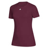 adidas Women's Maroon Creator Short Sleeve Tee