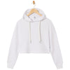 Feat Women's White TreeCell Plush Crop Hoodie