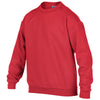 Gildan Youth Red Heavy Blend 8 oz. 50/50 Fleece Crew