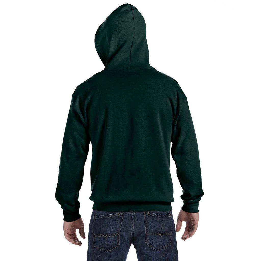 Gildan Unisex Forest Green Heavy Blend 50/50 Full Zip Hoodie