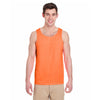 Gildan Men's Orange Heavy Cotton 5.3 oz. Tank