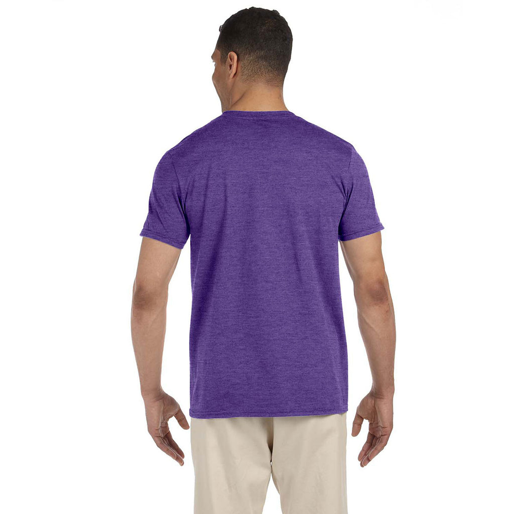 Gildan Men's Heather Purple Softstyle 4.5 oz. T-Shirt