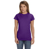 Gildan Women's Purple Softstyle 4.5 oz. Fitted T-Shirt