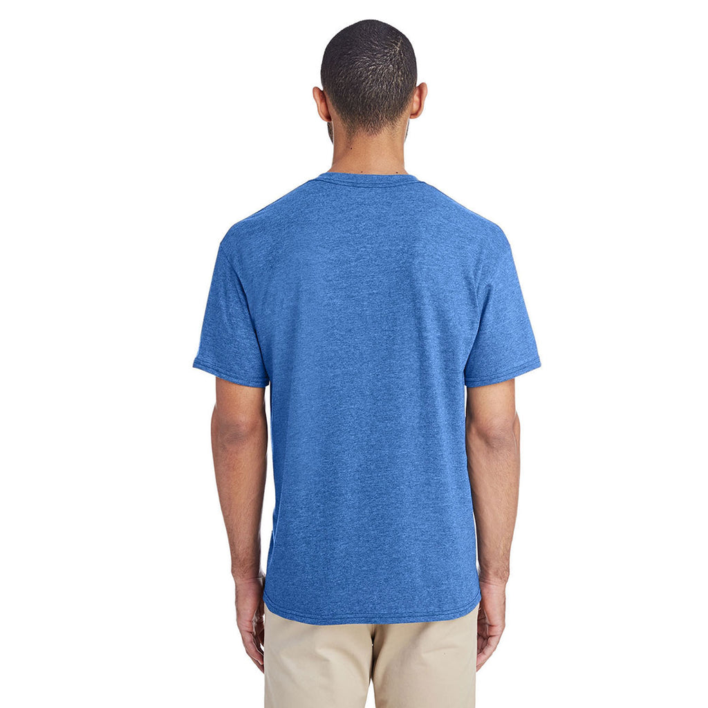 Gildan Unisex Heather Sport Royal 5.5 oz. 50/50 T-Shirt