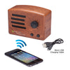 Logomark Brown Vintage Retro Bluetooth Speaker