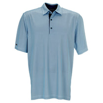 Greg Norman Men's Navy Play Dry ML75 Foulard Print Polo