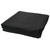 Logomark Black Brookwater Fleece Blanket