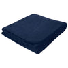 Logomark Navy Brookwater Fleece Blanket