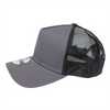 New Era Graphite/Black Snapback Mesh Back Trucker Cap