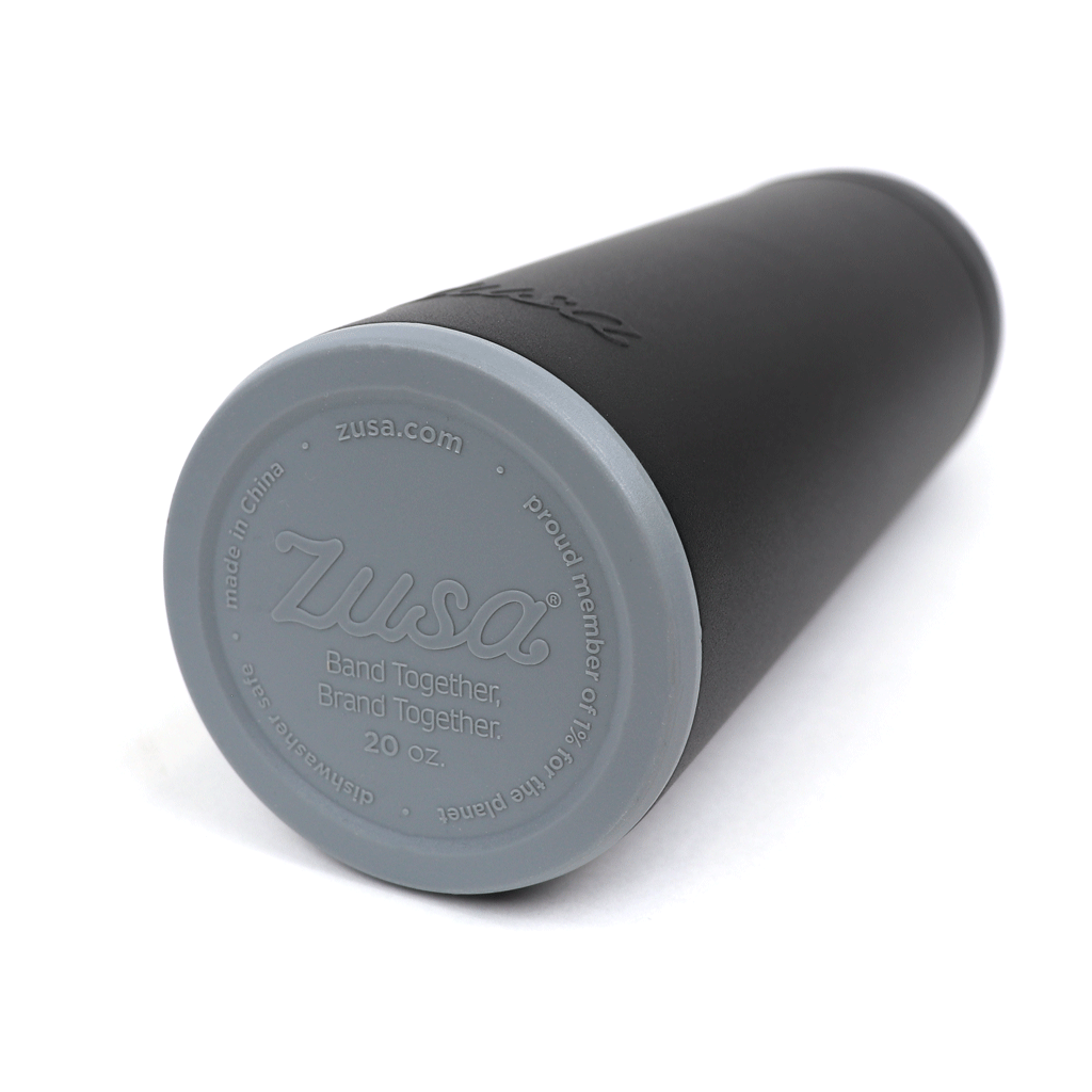48-Hour Zusa Black Sidekick Water Bottle 20 oz