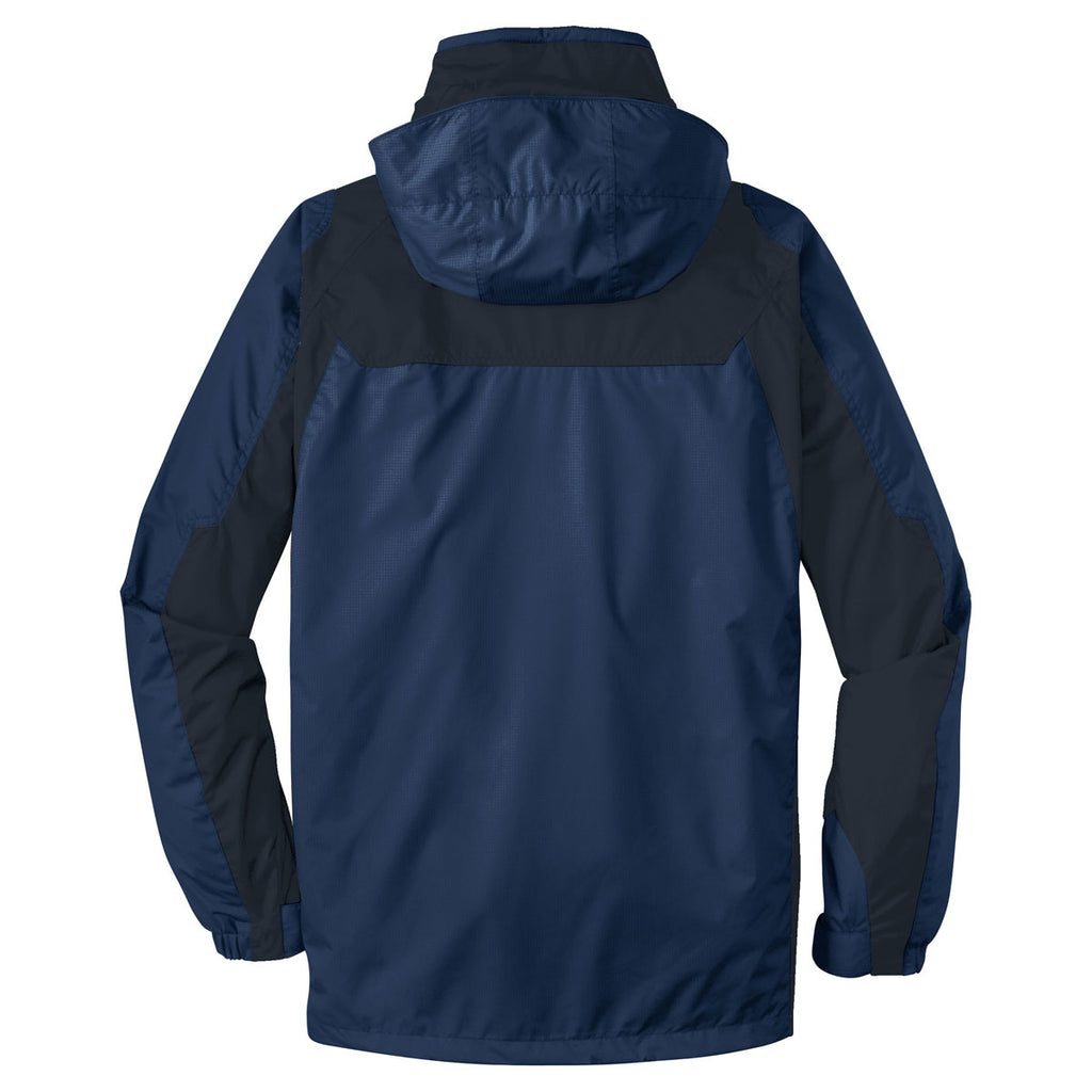 Port Authority Men's Insignia Blue/Navy Eclipse Ranger 3-in-1 Jacket