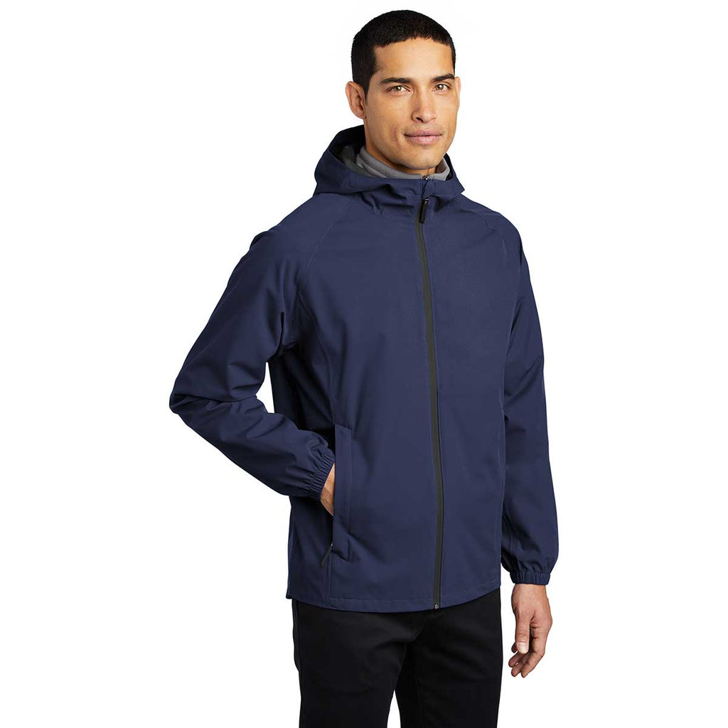 Port Authority Men's True Navy Essential Rain Jacket