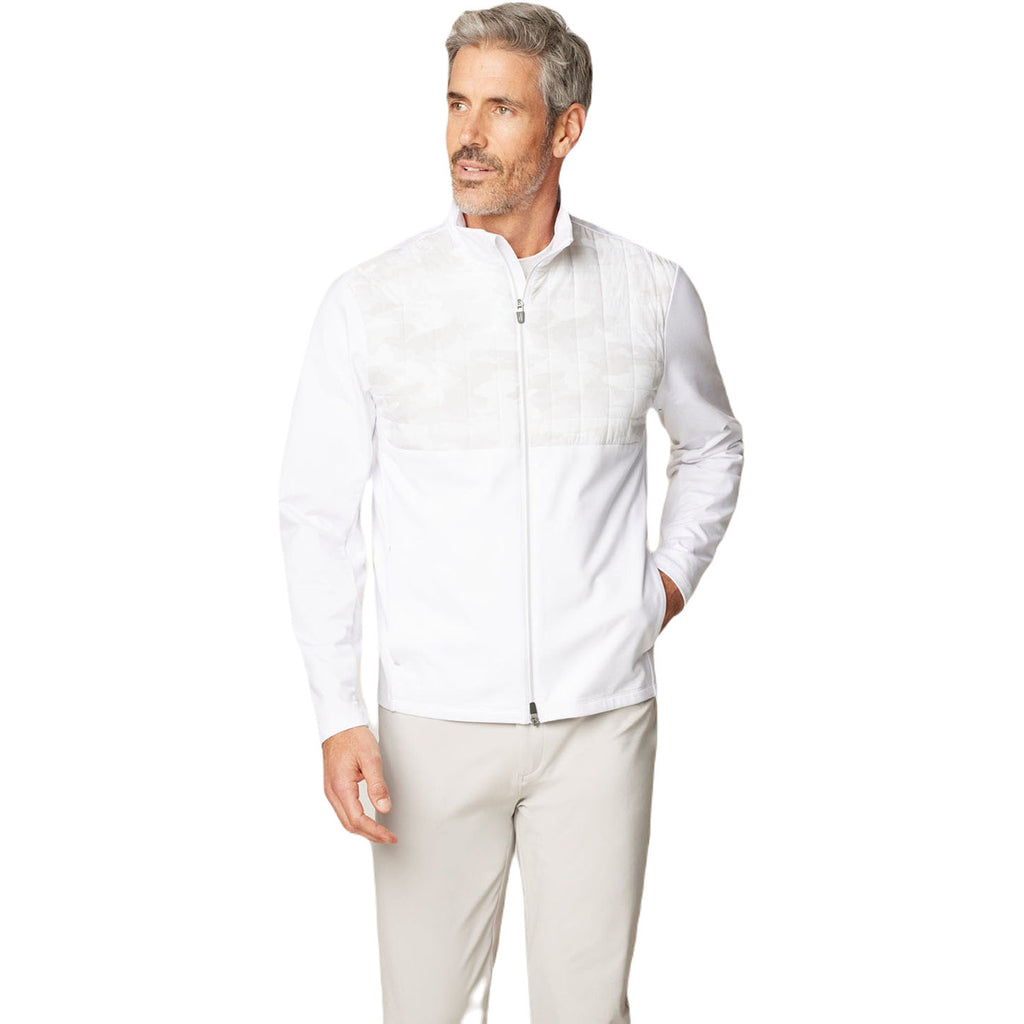 Johnnie-O Men's White Godwin Performance Jacket