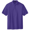 Port Authority Men's Purple Silk Touch Polo