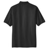 Port Authority Men's Black Silk Touch Polo with Pocket
